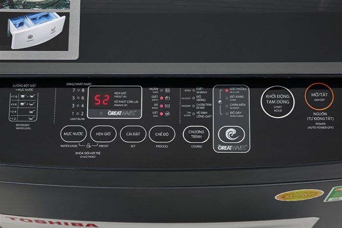 Máy Giặt Toshiba 9 Kg AW-M1000FV(MK)